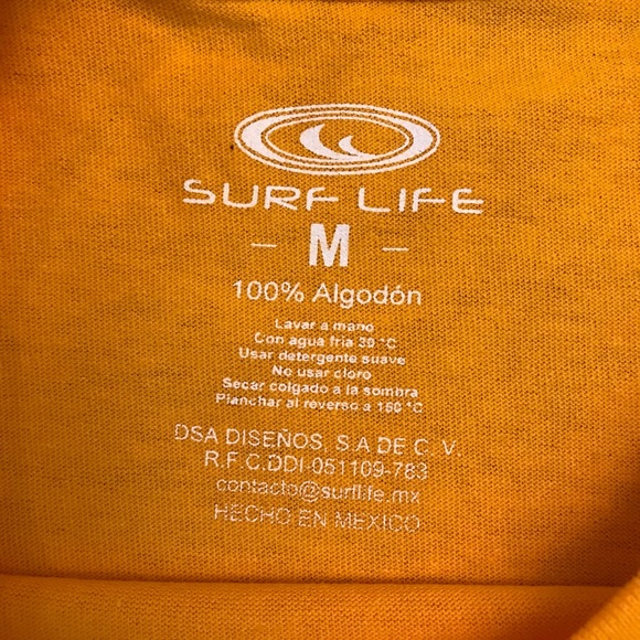 Surf Life Funny Graphic Tee T-Shirt NEW Adult Medium Puerto Vallarta Mexico Mens - Picture 4 of 5